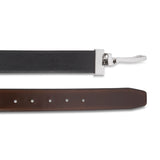 Tommy Hilfiger Talladega Leather Reversible Belt Black + Brown