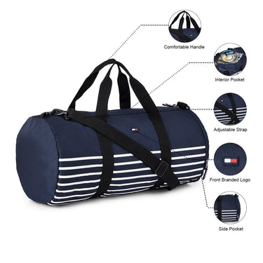 Tommy Hilfiger Raphael Unisex Polyester Gym Bag Navy