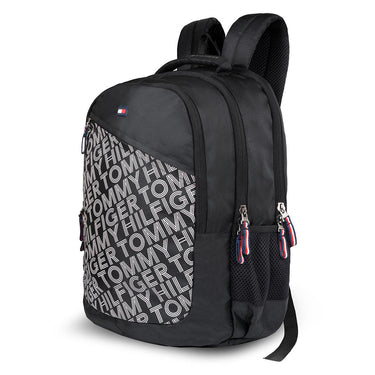 Tommy Hilfiger Jaylen Unisex Polyester Laptop Backpack Black
