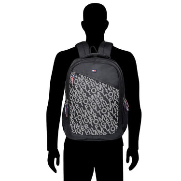 Tommy Hilfiger Jaylen Unisex Polyester Laptop Backpack Black