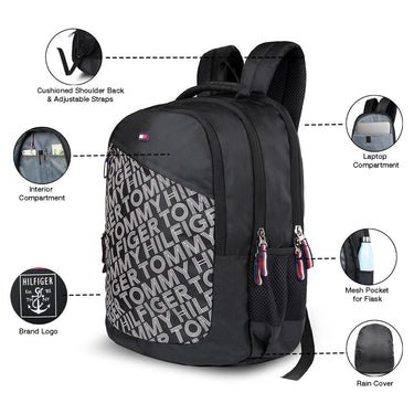 Tommy Hilfiger Jaylen Unisex Water-Resistant Laptop Backpack – BAGLINE