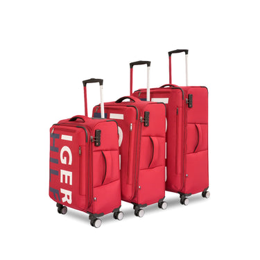 Tommy Hilfiger Miller Unisex Soft Luggage Bag Red