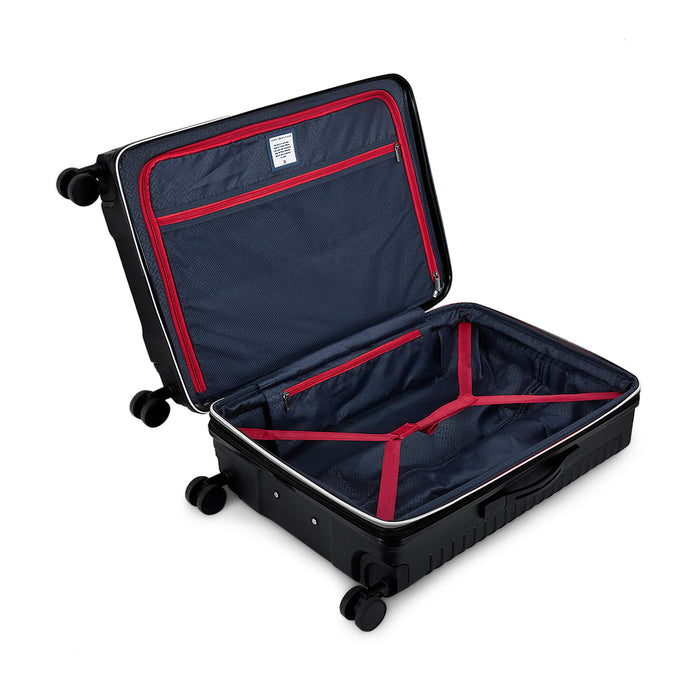 Tommy Hilfiger Hummer X Unisex ABS Hard Luggage Black