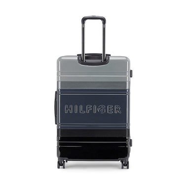 Tommy Hilfiger Triton Plus Unisex ABS Hard Luggage Black & Gary