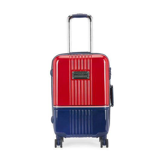 Tommy Hilfiger Twins Plus Unisex Hard Luggage Red + Navy Small Size
