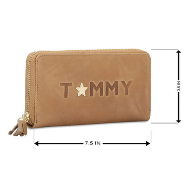 Tommy Hilfiger Tinley Zip Around Wallet Beige