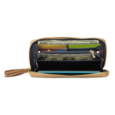 Tommy Hilfiger Tinley Zip Around Wallet Beige