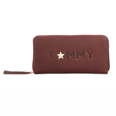 Tommy Hilfiger Tinley Zip Around Wallet Wine