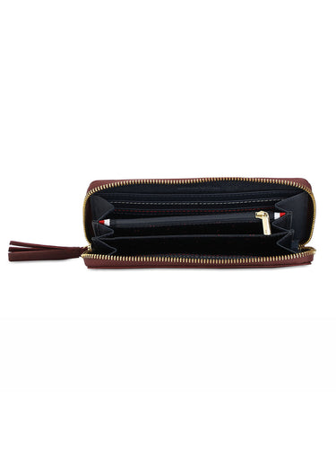 Tommy Hilfiger Tinley Zip Around Wallet Wine