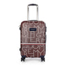 Tommy Hilfiger Twister Unisex Hard Luggage Set of 2 Brown (Mid + Cargo)