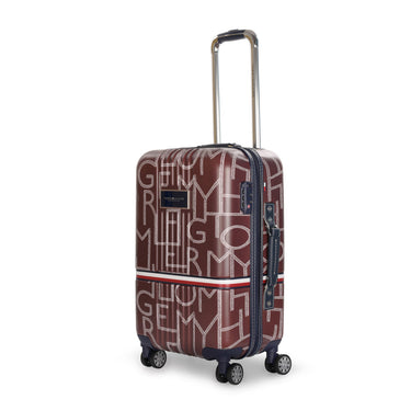 Tommy Hilfiger Twister Unisex Hard Luggage Set of 2 Brown (Mid + Cargo)