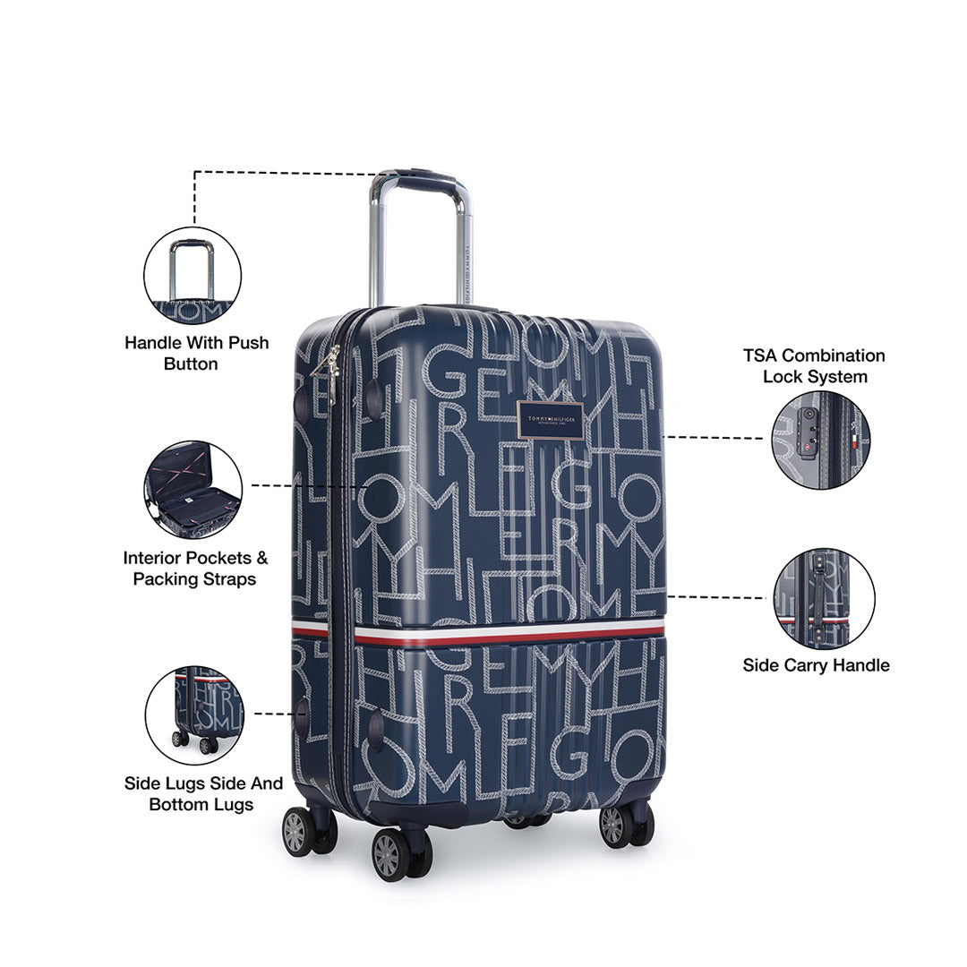 Tommy Hilfiger Twister Hard Luggage Navy