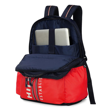 Tommy Hilfiger Kyler Laptop Backpack Navy & Red
