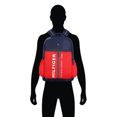 Tommy Hilfiger Kyler Laptop Backpack Navy & Red