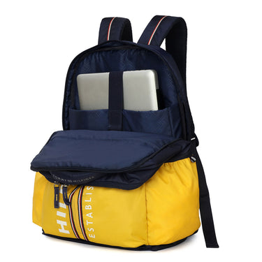 Tommy Hilfiger Kyler Laptop Backpack Navy & Yellow