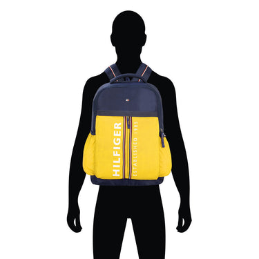 Tommy Hilfiger Kyler Laptop Backpack Navy & Yellow