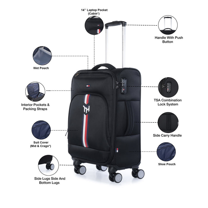 Tommy hilfiger soft luggage hotsell