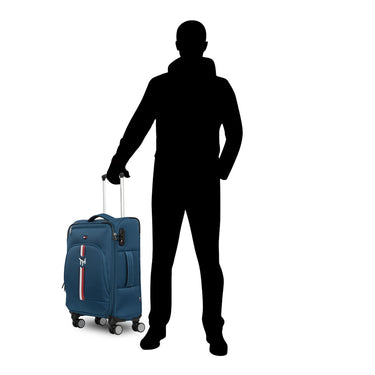 Tommy Hilfiger Kingsville Men Polyester Soft Luggage teal Cabin