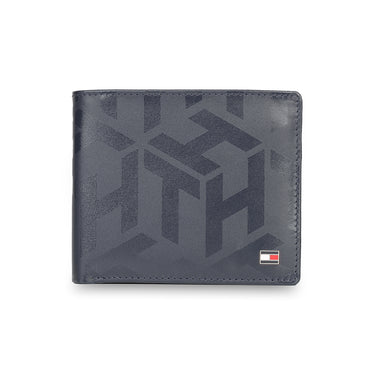 Tommy Hilfiger Arke Mens Leather Slimfold Wallet navy