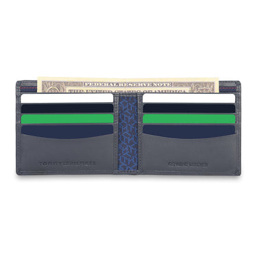 Tommy Hilfiger Arke Mens Leather Slimfold Wallet navy