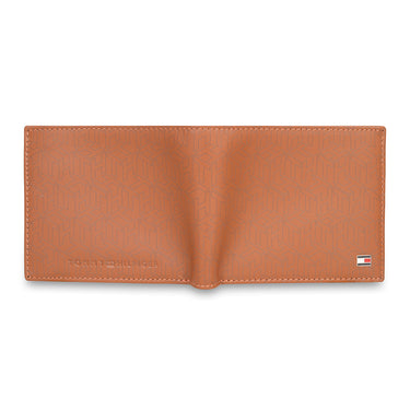 Tommy Hilfiger Stefano Mens Leather Global Coin Wallet Tan