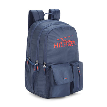 Tommy Hilfiger Riverine Water-Resistant Laptop Backpack Navy