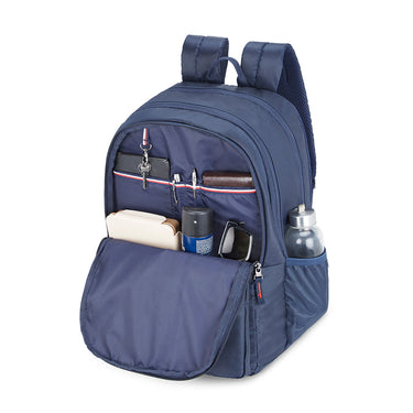 Tommy Hilfiger Riverine Water-Resistant Laptop Backpack Navy