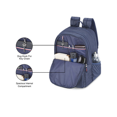 Tommy Hilfiger Riverine Water-Resistant Laptop Backpack Navy