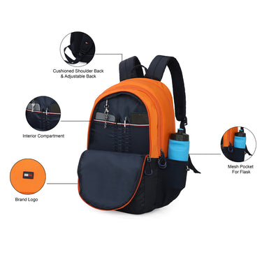 Tommy Hilfiger Bridger Non Laptop Backpack Orange
