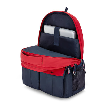 Tommy Hilfiger Camdyn Laptop Backpack Red Navy