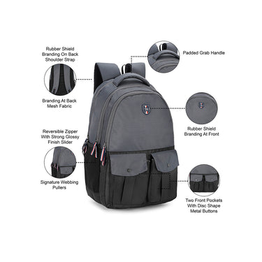 Tommy Hilfiger Camdyn Laptop Backpack Grey