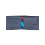 Tommy Hilfiger Cannobio Mens Leather Global Coin Wallet Navy