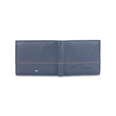 Tommy Hilfiger Cannobio Mens Leather Global Coin Wallet Navy