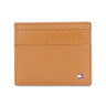 Tommy Hilfiger Bellagio Mens Leather Global Coin Wallet-Tan