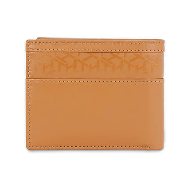 Tommy Hilfiger Bellagio Mens Leather Global Coin Wallet-Tan