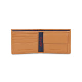 Tommy Hilfiger Bellagio Mens Leather Global Coin Wallet-Tan