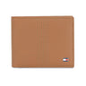 Tommy Hilfiger Varenna Mens Leather Global Coin Wallet-Tan