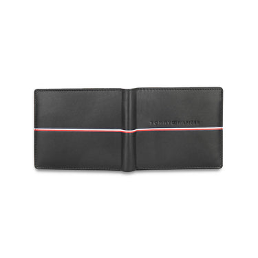 Tommy Hilfiger Sirmione Mens Leather Global Coin Wallet-Black