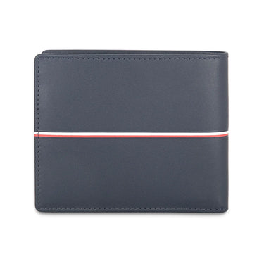 Tommy Hilfiger Sirmione Mens Leather Global Coin Wallet-Navy