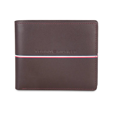 Tommy Hilfiger Sirmione Mens Leather Global Coin Wallet-Brown