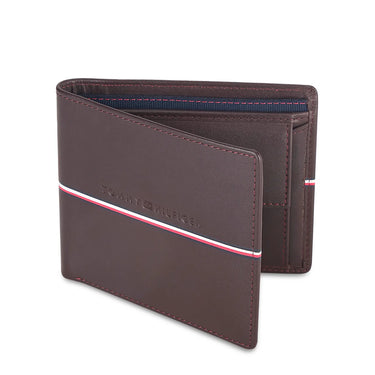 Tommy Hilfiger Sirmione Mens Leather Global Coin Wallet-Brown