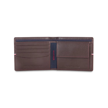 Tommy Hilfiger Sirmione Mens Leather Global Coin Wallet-Brown