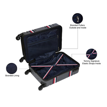 The Vertical Thames Pro Unisex Hard Luggage Grey