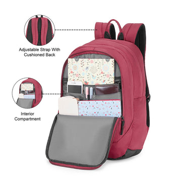 UCB Unique Laptop Backpack Wine