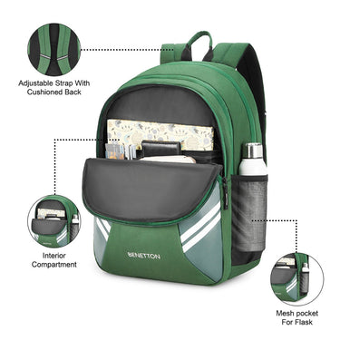 UCB Magnus Laptop Backpack Green