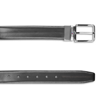 Tommy Hilfiger Aberdeen Men's Reversible Leather Belt-Black