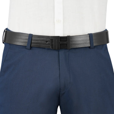 Tommy Hilfiger Carlisle Men's Reversible Leather Belt-Black