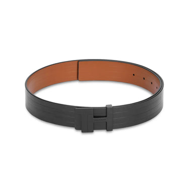 Tommy Hilfiger Carlisle Men's Reversible Leather Belt-Black