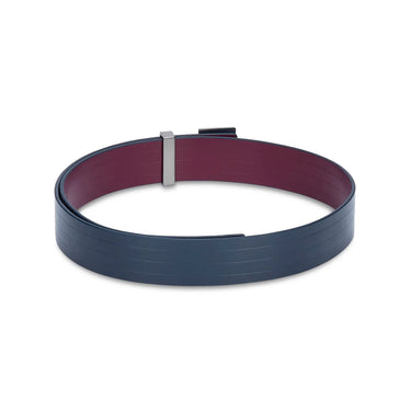 Tommy Hilfiger Carlisle Men's Reversible Leather Belt-Navy-Tan