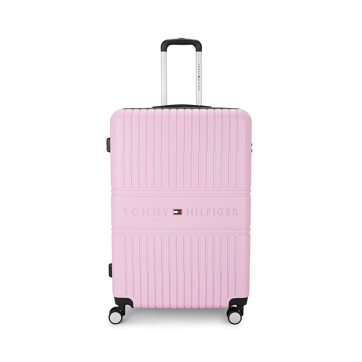 Tommy hilfiger pink luggage deals